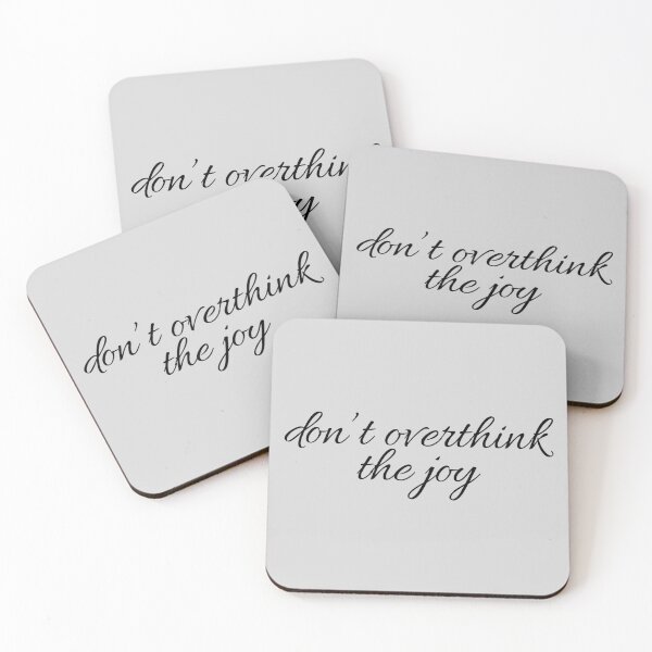Item preview, Don’t Overthink The Joy Aesthetic T-Shirt | Mindfulness Mental Health Quote Tee designed and sold by PixelPlush.