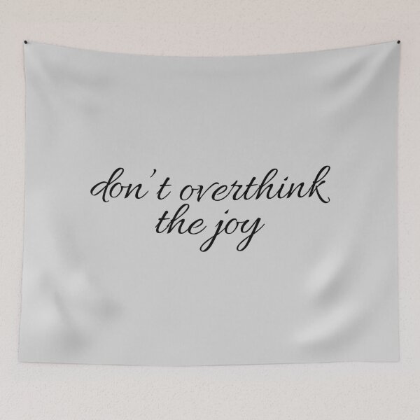 Item preview, Don’t Overthink The Joy Aesthetic T-Shirt | Mindfulness Mental Health Quote Tee designed and sold by PixelPlush.