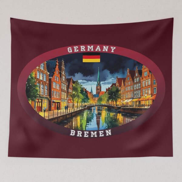 Item preview, Bremen Germany Travel designed and sold by Thistle-TShop.