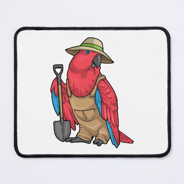 Item preview, Parrot Gardener Shovel Garden designed and sold by Snabdesign84.