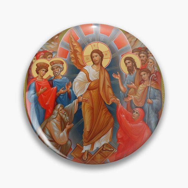 Item preview, icon in a frame, Resurrection of Jesus Christ, Anastasis, Orthodox icon designed and sold by orthodox-icon.