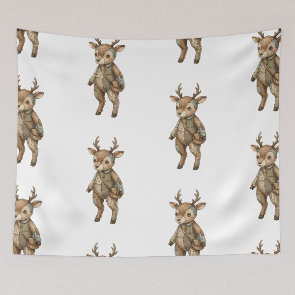 Item preview, Magical Creatures: Linen Forest Faun designed and sold by bapupa.