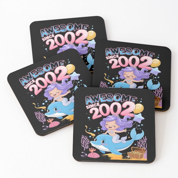 Item preview, 20 Years Old Mermaid Awesome Since 2002 20th Birthday designed and sold by angolinnArt.