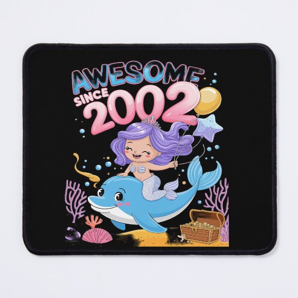 Item preview, 20 Years Old Mermaid Awesome Since 2002 20th Birthday designed and sold by angolinnArt.
