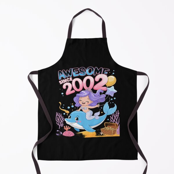 Item preview, 20 Years Old Mermaid Awesome Since 2002 20th Birthday designed and sold by angolinnArt.