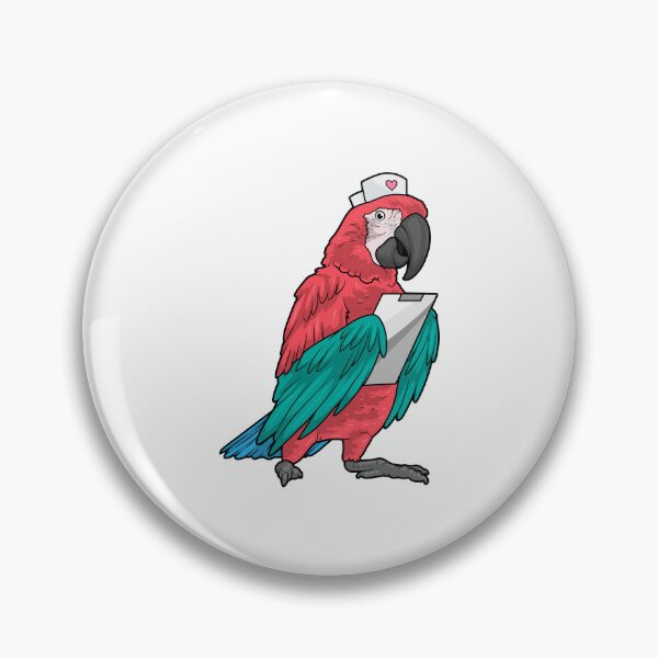 Item preview, Parrot Nurse Clipboard designed and sold by Snabdesign84.