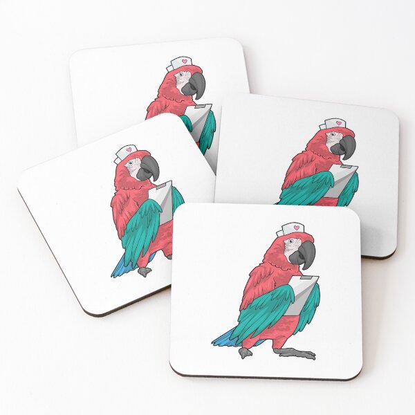 Item preview, Parrot Nurse Clipboard designed and sold by Snabdesign84.