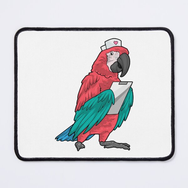 Item preview, Parrot Nurse Clipboard designed and sold by Snabdesign84.