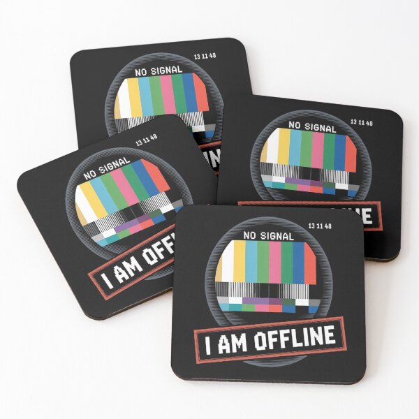 Item preview, I am Offline. No Signal Grunge effect designed and sold by gandebro.