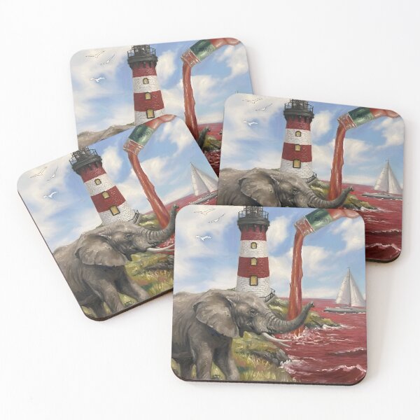 Item preview, Hot Sauce Dreams (surreal elephant sailboat hot sauce) designed and sold by OddElephant.