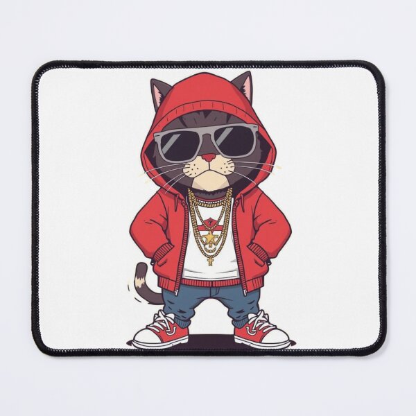 Item preview, Cool Hip Hop Cat Illustration | Street Style Cartoon Cat designed and sold by SoSpecialStore.