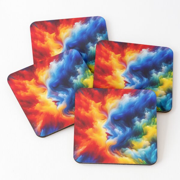 Item preview, Woman's portrait in a sea of flames: A work of art full of life and passion designed and sold by FotoworldEdel.
