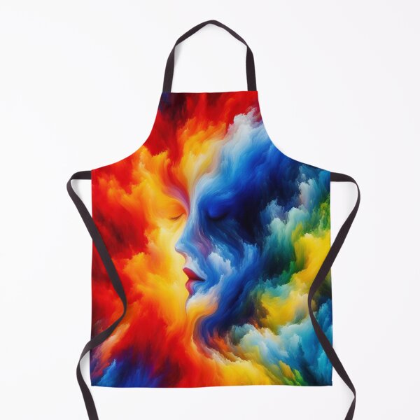 Item preview, Woman's portrait in a sea of flames: A work of art full of life and passion designed and sold by FotoworldEdel.