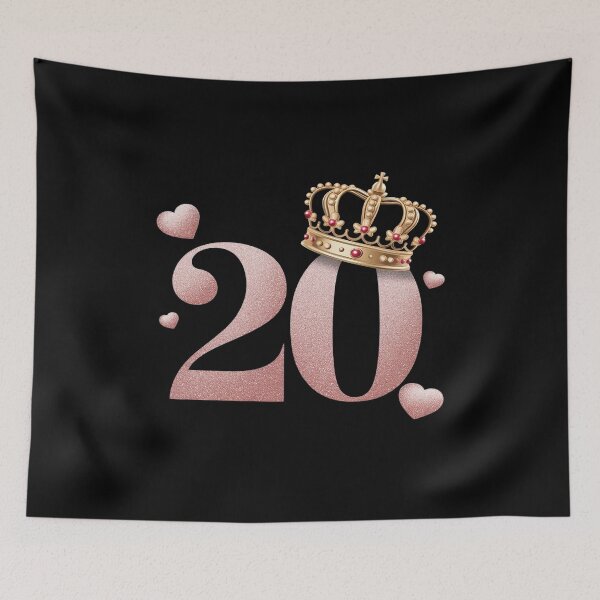 Item preview, 20th Birthday Crown 20 Years Old Bday designed and sold by angolinnArt.