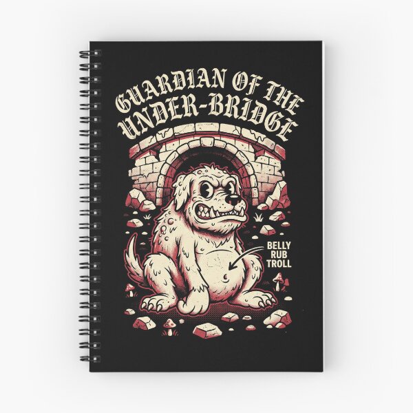 Item preview, Grumpy Bridge Troll Dog designed and sold by Flying Doggo.