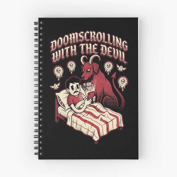 Item preview, Late Night Doomscroll Companion designed and sold by Flying Doggo.