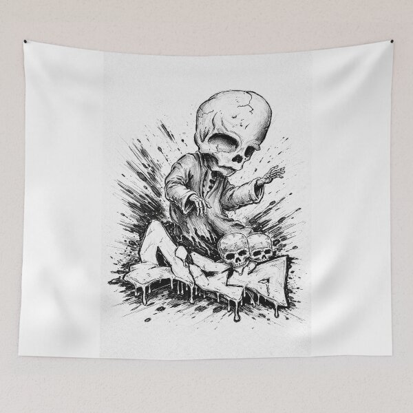 Item preview, Drum & Bass Is Not a Phase - restored and inked sketch designed and sold by JaaGo PopLab.