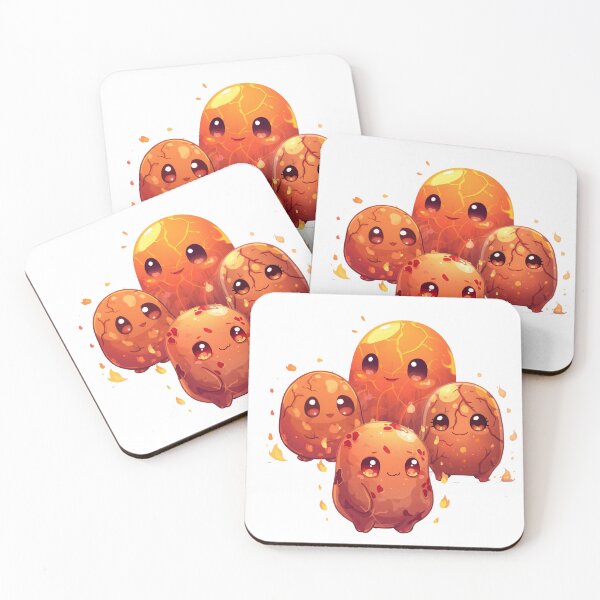 Item preview, Molten Core Slimes – Rare Lava Elemental Creatures of Monzora designed and sold by Monzora.