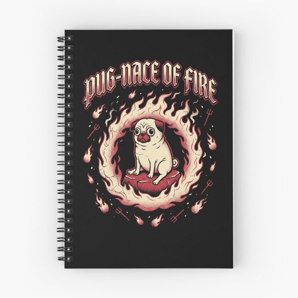 Item preview, Pug Sitting On Fiery Throne designed and sold by Flying Doggo.
