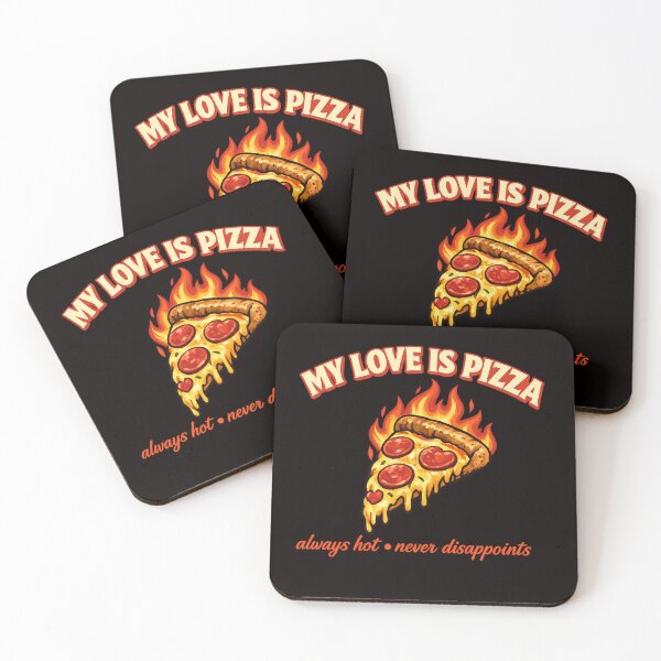 Item preview, My Love Is Pizza – Always Hot, Never Disappoints designed and sold by FrameFlow.