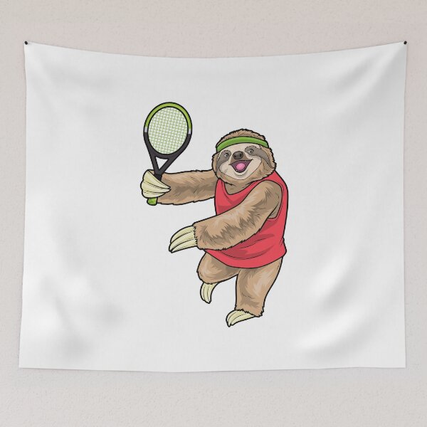Item preview, Sloth Tennis Tennis racket Sports designed and sold by Snabdesign84.