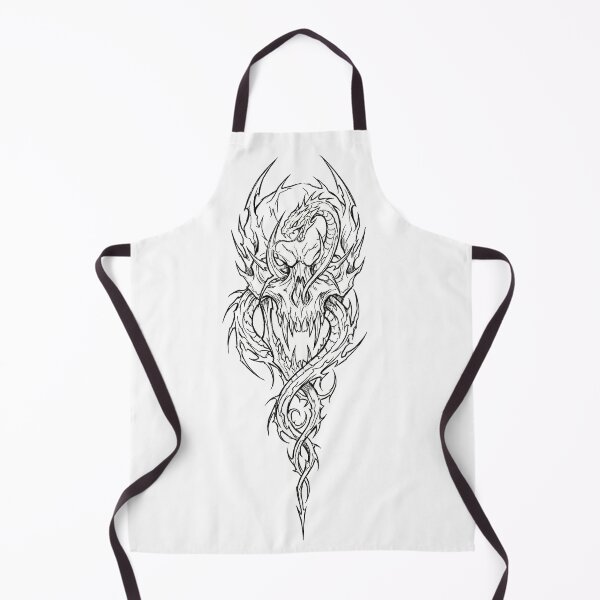 Item preview, Dragon Skull Tribal Tattoo designed and sold by AmyDrip.