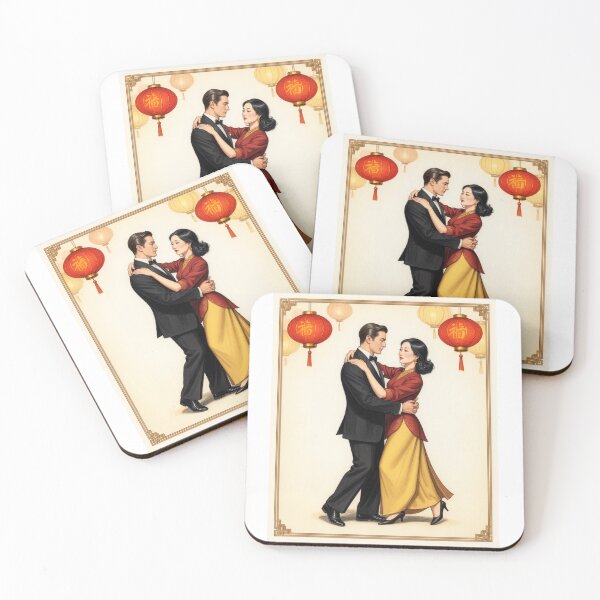 Item preview, Couple Dancing, Art Deco Style designed and sold by aykiradesigns.