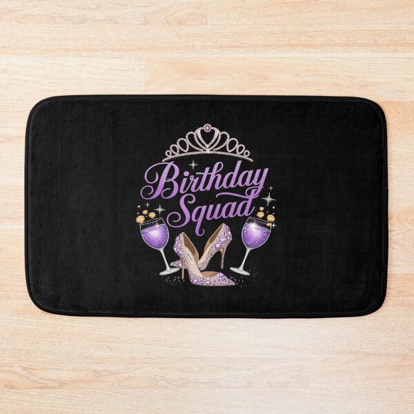 Item preview, Birthday Squad Hearts High Heels Diva Squad Bday Crew Purple  designed and sold by joyouartArt.