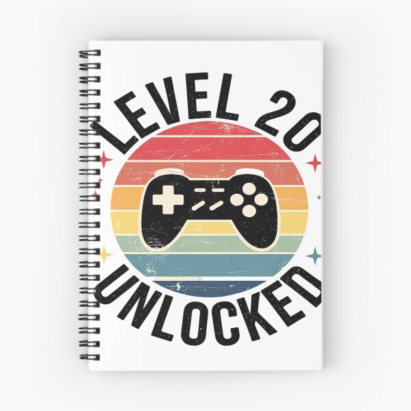 Item preview, 20th Birthday Gaming Level 20 Unlocked 1 designed and sold by angolinnArt.