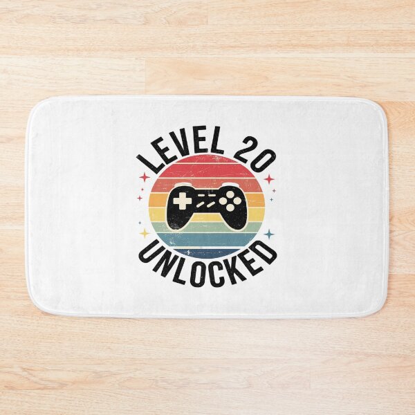 Item preview, 20th Birthday Gaming Level 20 Unlocked 1 designed and sold by angolinnArt.