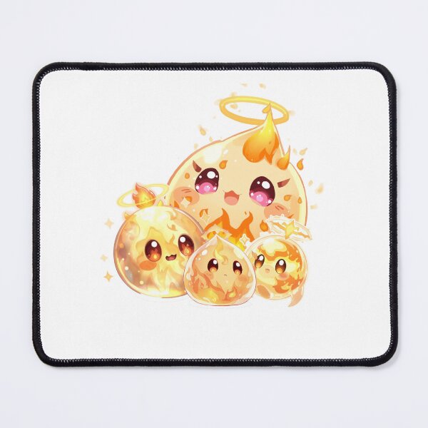 Item preview, Holy Flame Slime – Blessed Fire Spirit Chibi of Monzora designed and sold by Monzora.