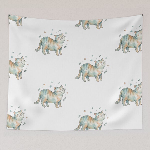 Item preview, Cute Yoga: Cat-Cow Serenity designed and sold by bapupa.