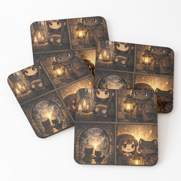 Item preview, Post Tenebras Lux Dark Academia Cat Collage designed and sold by Mauswohn.