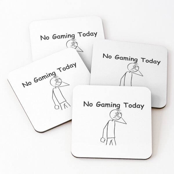 Item preview, No Gaming Today – Funny Gamer Quote | Sarcastic Gaming Humor Design designed and sold by adjamine.