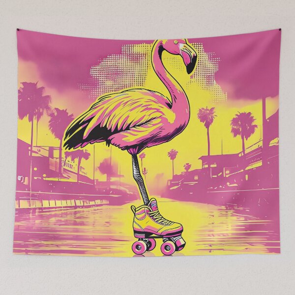 Item preview, Flamingo Funk Revival designed and sold by ONYX Pixee.