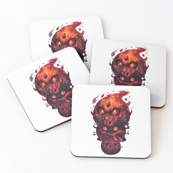 Item preview, Voidfire Slime Trio – Dark Flame Elemental Chibi of Monzora designed and sold by Monzora.