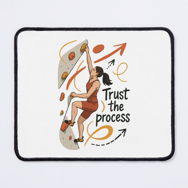 Item preview, Women's Bouldering Shirt – Trust the Process designed and sold by Pineapple-Tree.