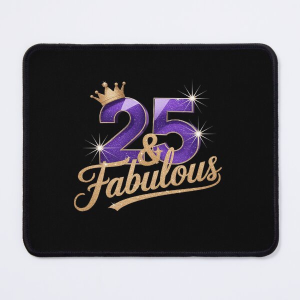 Item preview, 25 and fabulous - 25 years old - 25th Birthday designed and sold by angolinnArt.