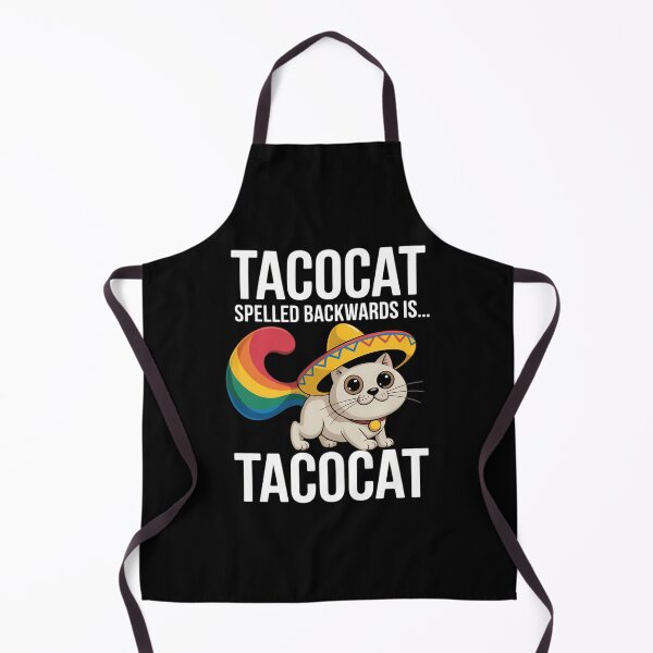 Item preview, Taco Cat Spelled Backwards Palindrome - Funny Cat designed and sold by gourpmerzihd.