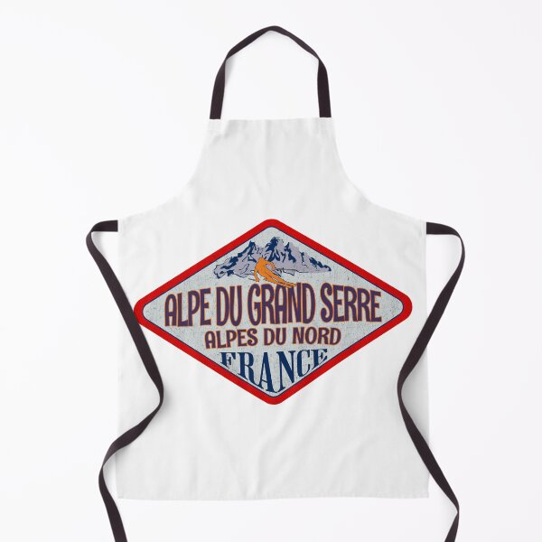 Item preview, Alpe du Grand Serre, Alpes du Nord, France, Vintage skiing badge design designed and sold by Wanderful-roads.