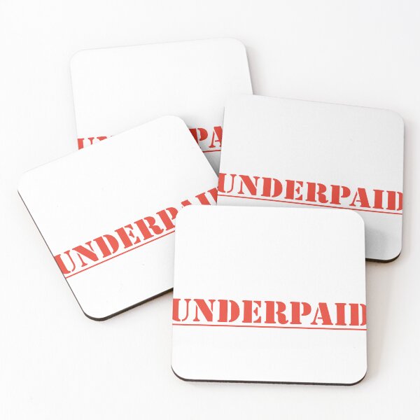 Item preview, Overworked & Undepaid designed and sold by WakaFit.