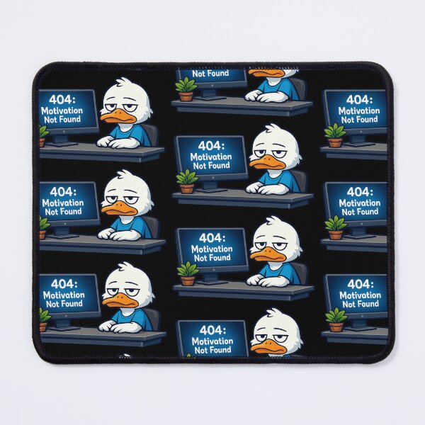 Item preview, 404 Motivation Not Found duck variant designed and sold by TeeTimeTreasure.