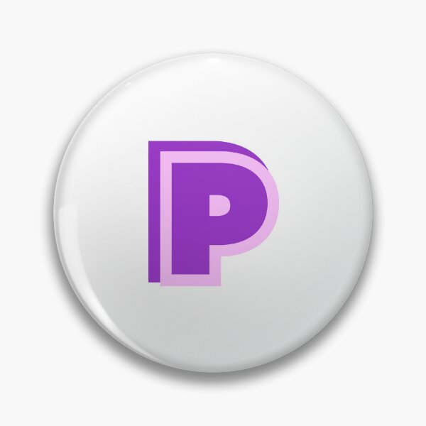 Item preview, Purple P - Classic Stylized Initial Alphabet Letter designed and sold by stickerorange.