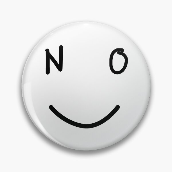 Item preview, NO Minimalist witty statement design Smile designed and sold by CreareAT.