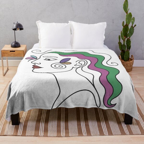 Item preview, Modern Woman Portrait - Colorful Abstract Art designed and sold by DrawDrip.