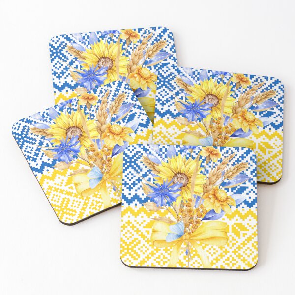 Item preview, Ukrainian Embroidery with Wheat, Cornflowers & Sunflowers | Folk Art designed and sold by Julison2015.