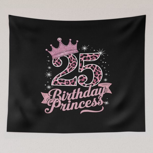 Item preview, 25 Year Old Birthday Princess Crown 25th B-Day designed and sold by angolinnArt.