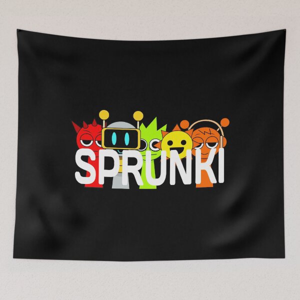 Item preview, Sprunki Colorful Crowd Cartoon Characters designed and sold by Rosamoaughter.
