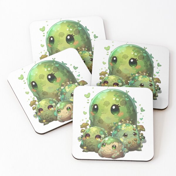 Item preview, Cute Spore Mushroom Slime | Fantasy Creature | Monzora Series designed and sold by Monzora.
