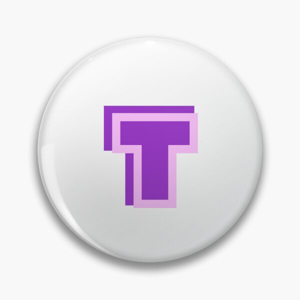 Item preview, Purple T - Classic Stylized Initial Alphabet Letter designed and sold by stickerorange.